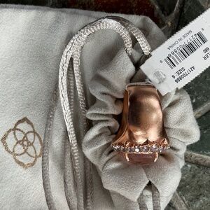 Kendra Scott rose gold ring size 6. New with tags.